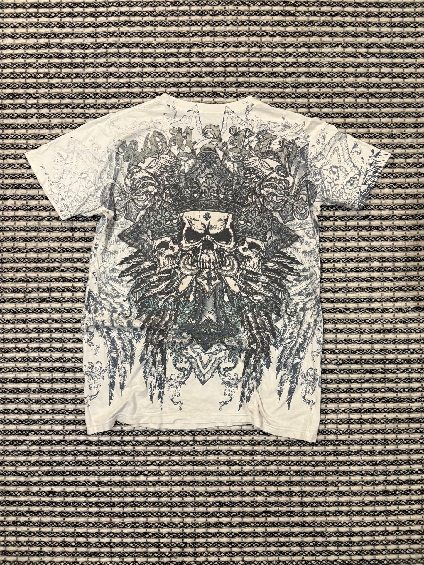 Vintage Rhinestone Skull Tee