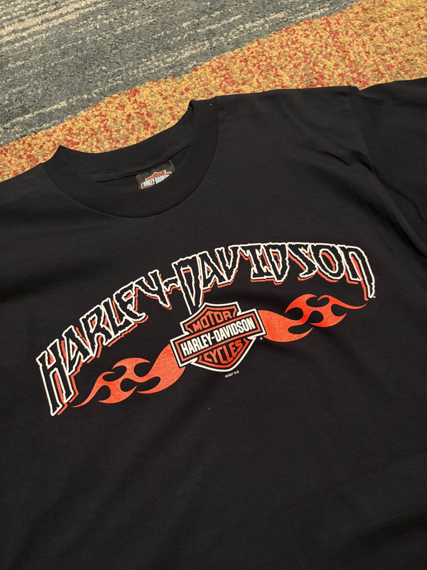 2007 Spooky Harley Davidson Tee