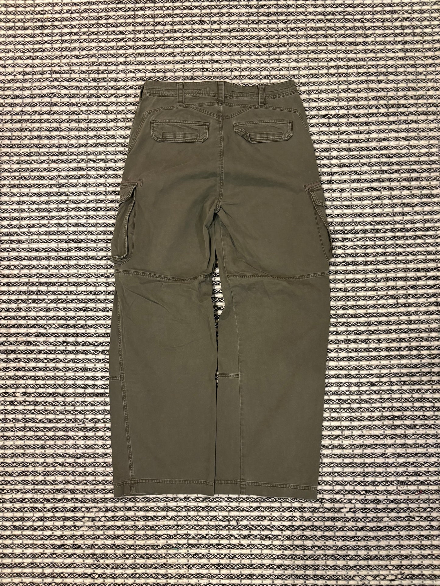 Army Cargo Wide Leg Pants