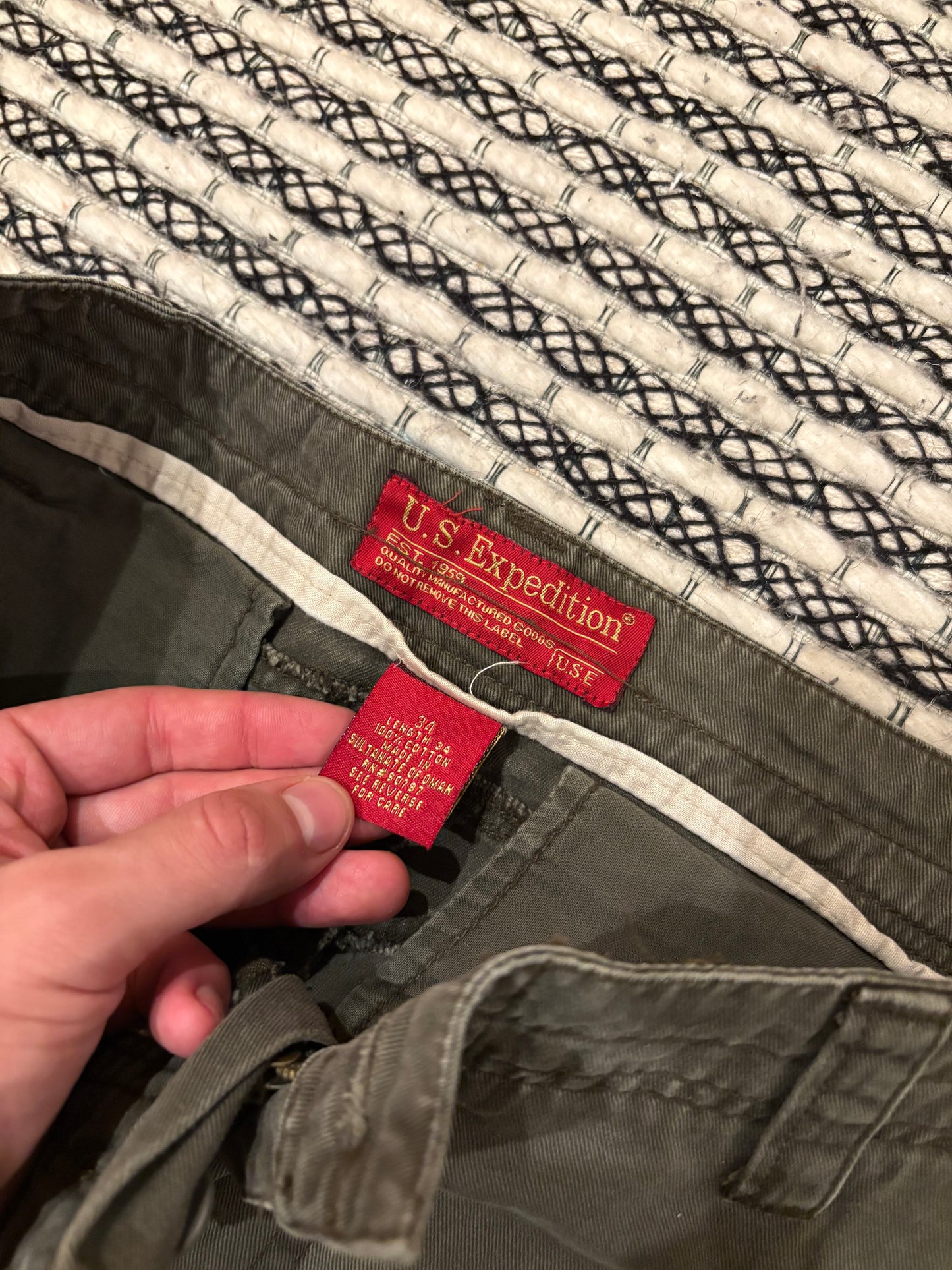 Army Cargo Wide Leg Pants
