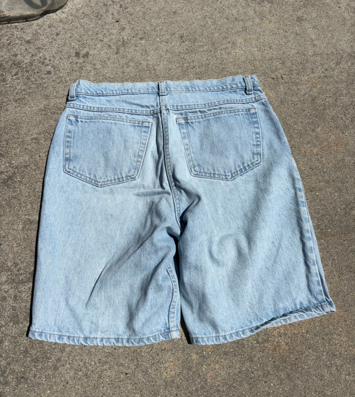 Washed Jean Jorts