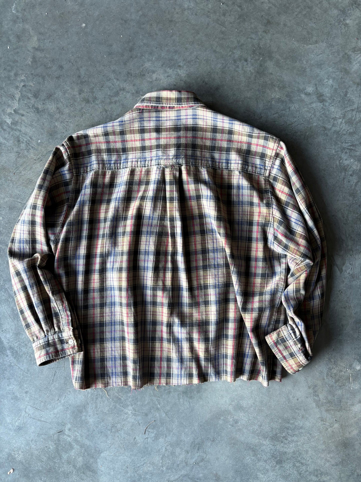 Wrangler Crop Long Sleeve Button Up
