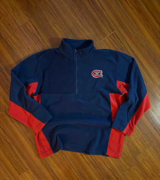 Vintage Montreal Canadians quarter zip