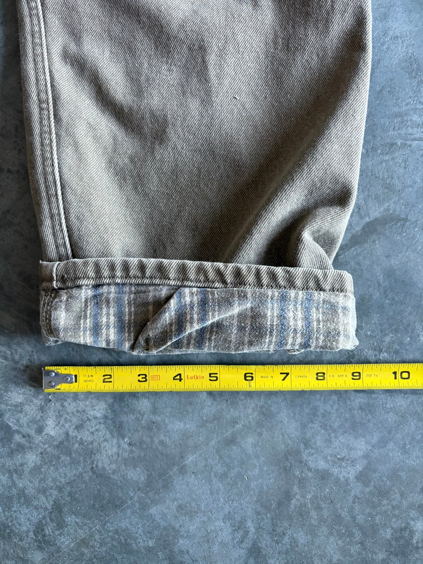 Tan Carhartt Lined Pants
