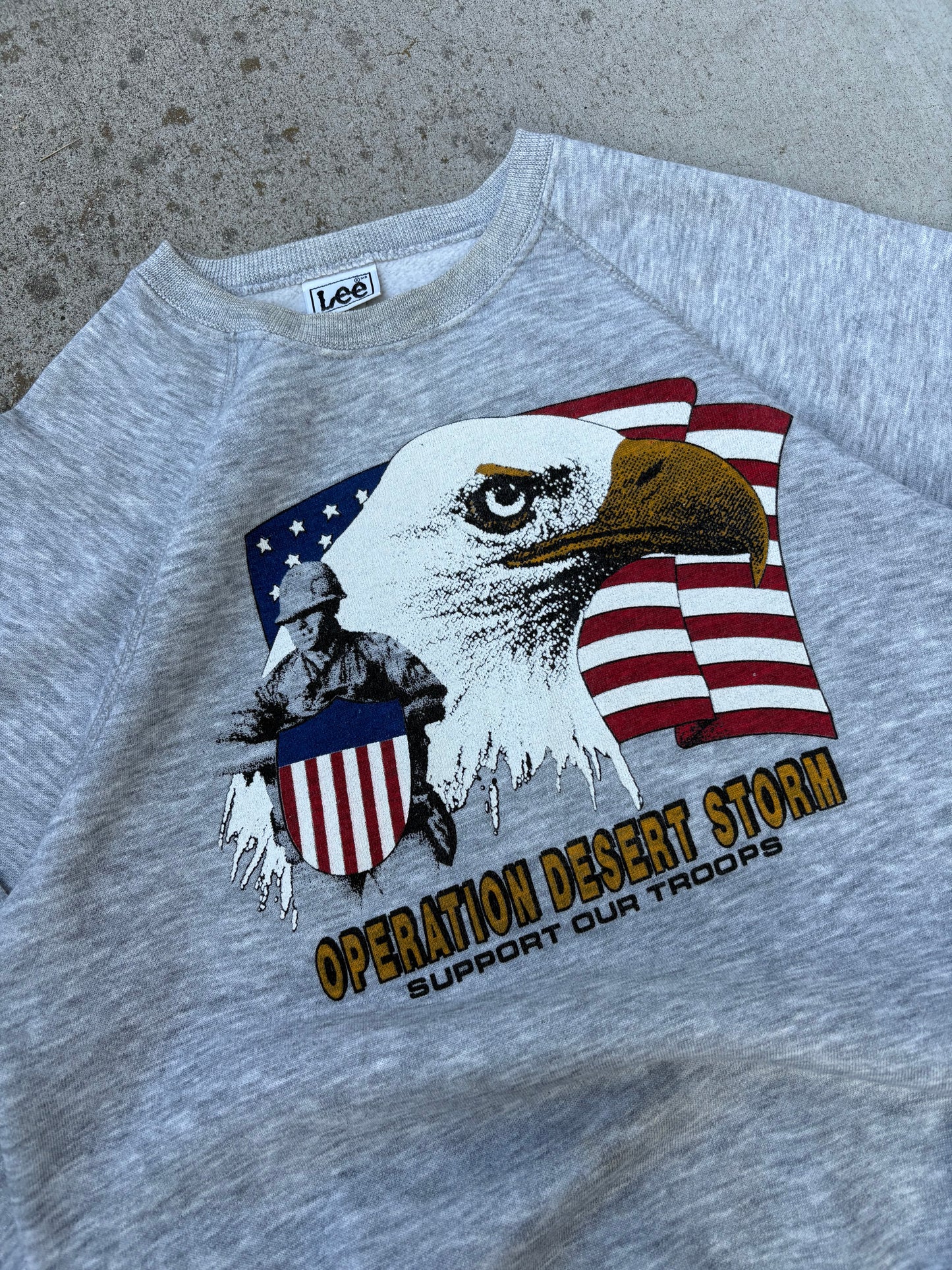 Vintage Lee Crewneck “Operation Desert Storm”