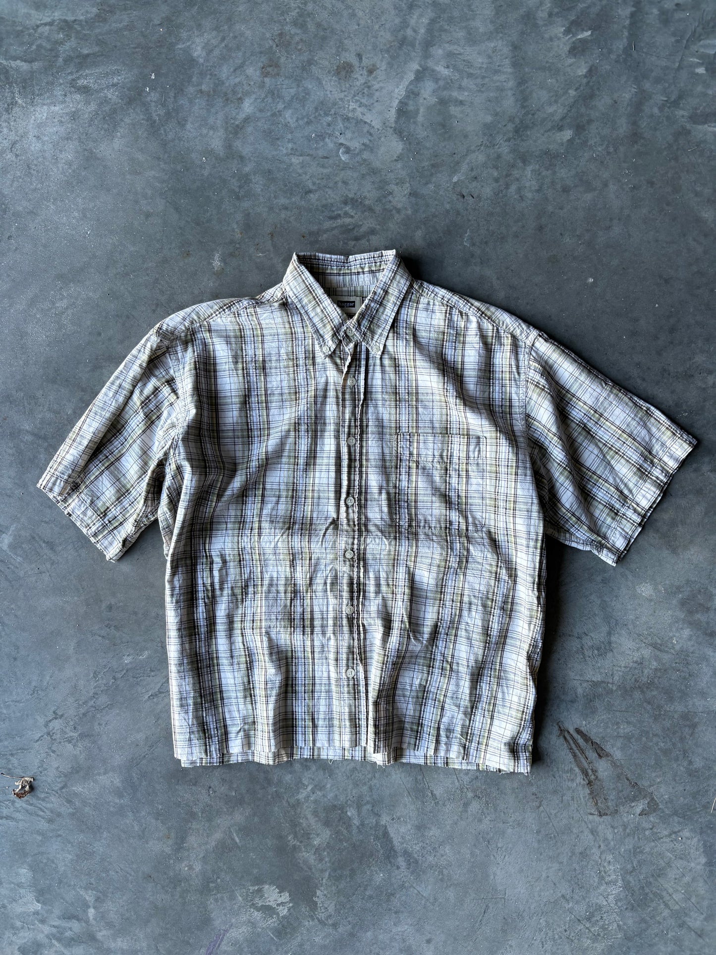 Haggar Crop Button Up