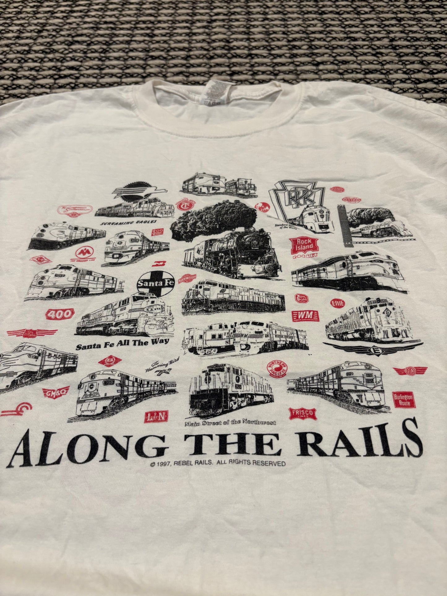 Vintage Train “Along the Rails” Tee