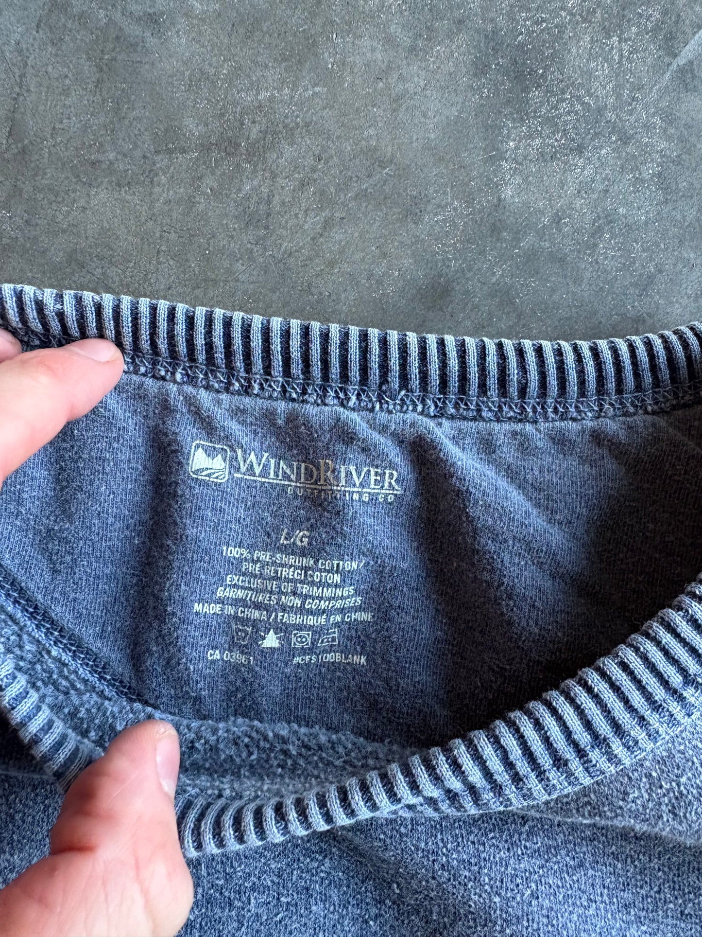 Faded Blue WindRiver Crew