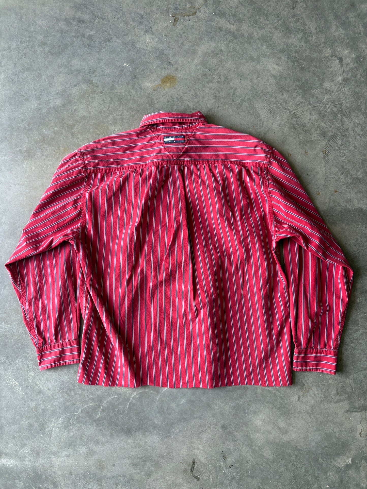 Tommy Hilfiger Crop Long Sleeve Button Up