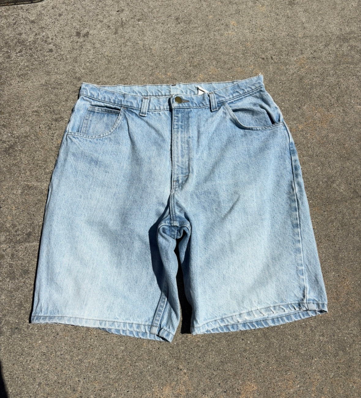 Washed Jean Jorts