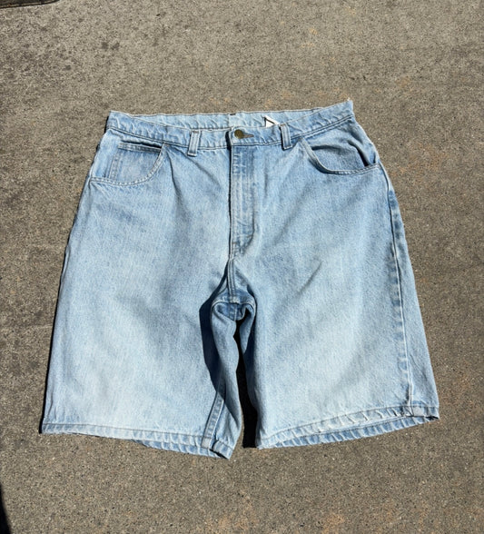 Washed Jean Jorts