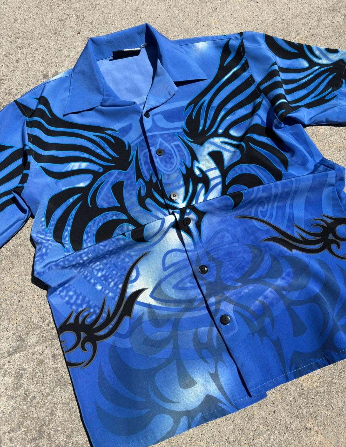 y2k Bowling Button Up