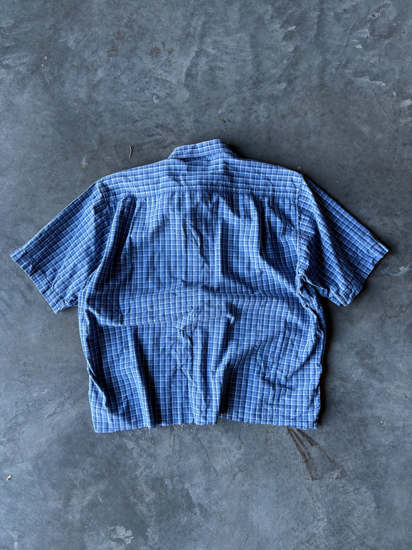 Vintage Crop Button Up