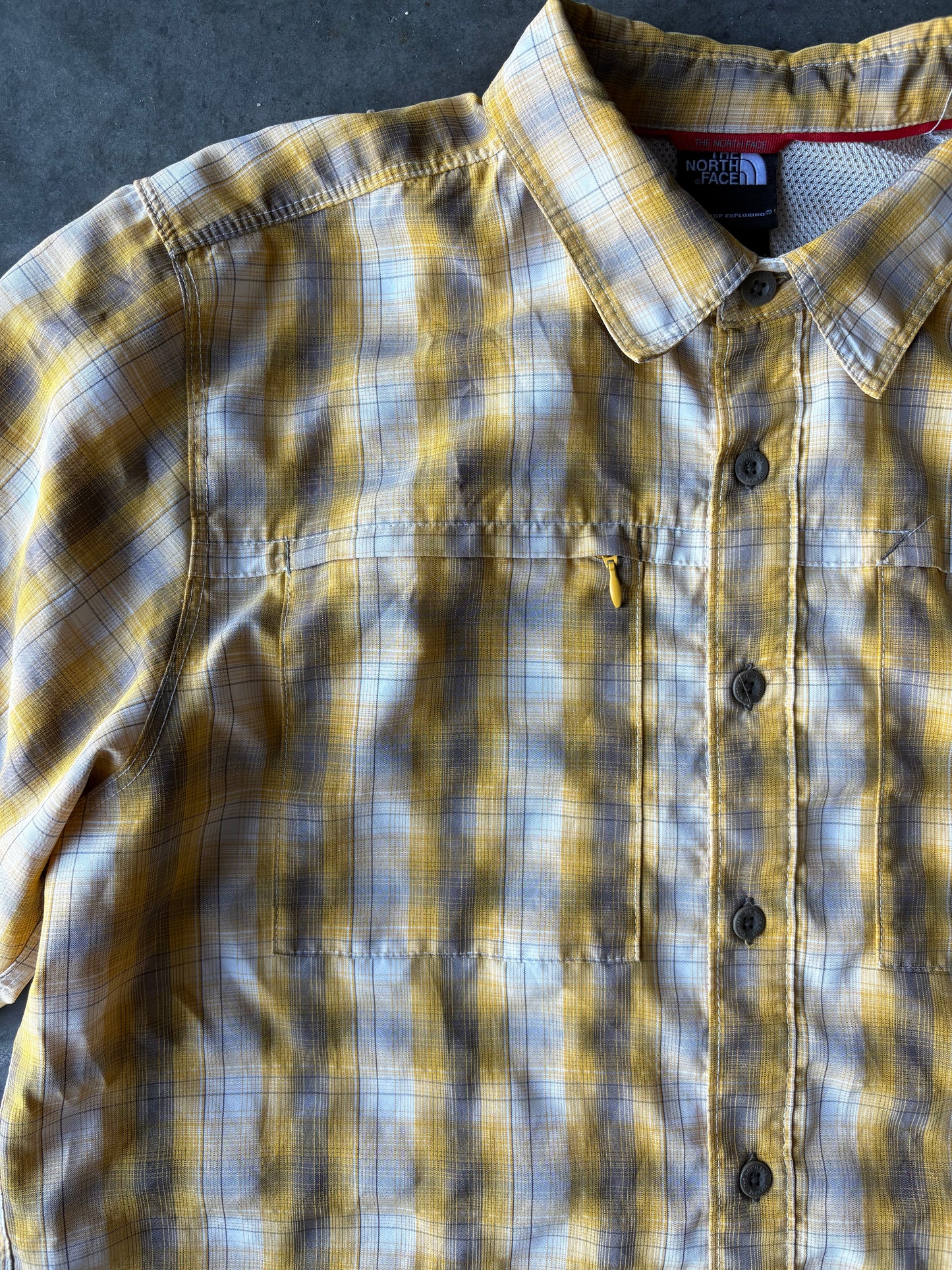 North Face Crop Button Up