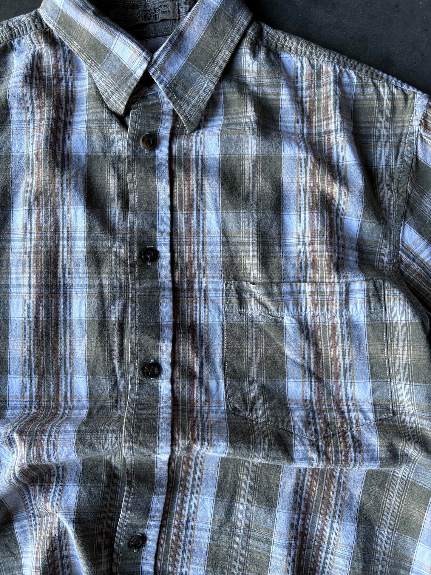 Retreat Crop Button Up