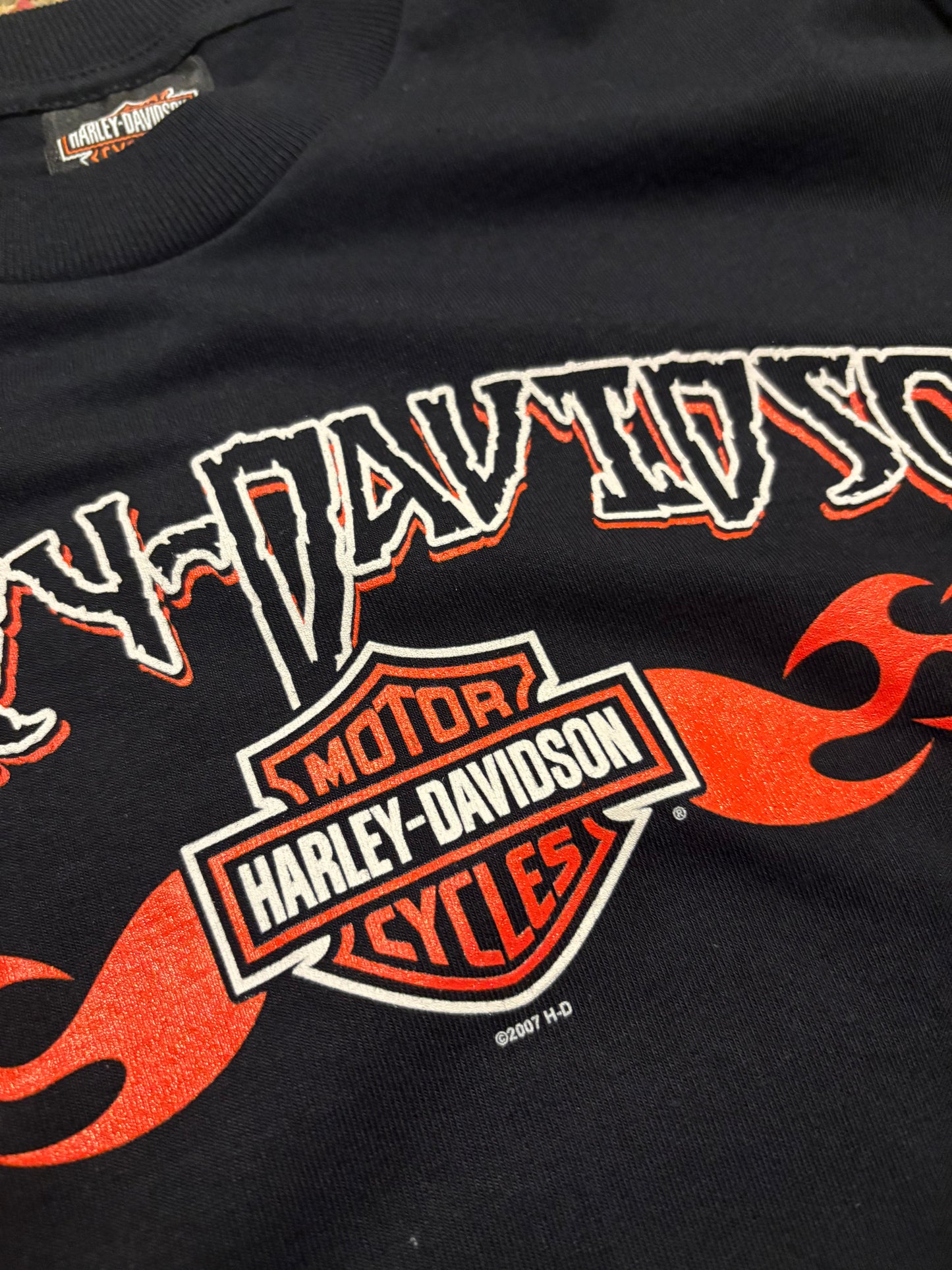 2007 Spooky Harley Davidson Tee