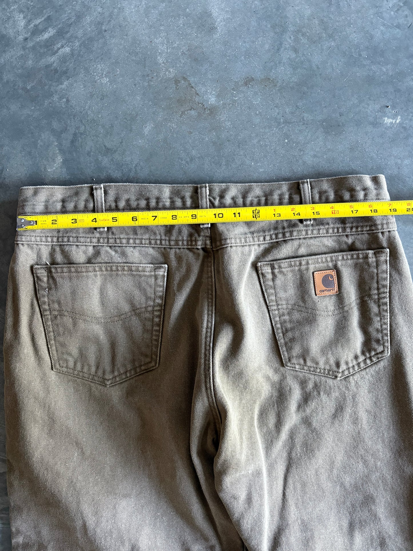 Tan Carhartt Lined Pants