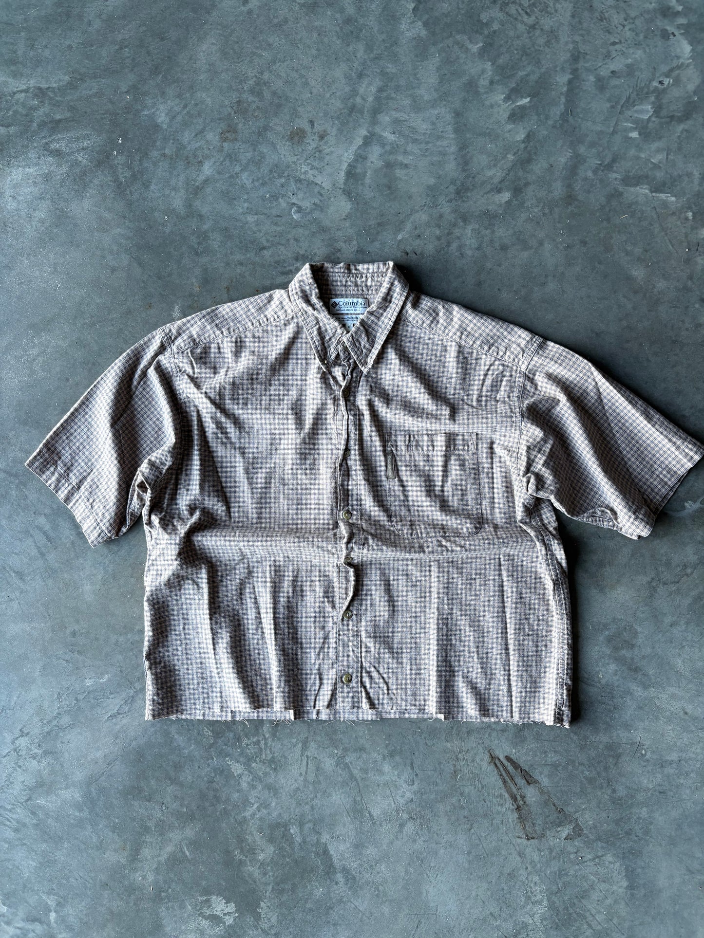 Columbia Crop Button Up