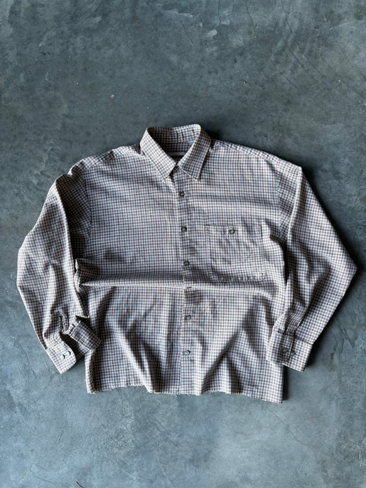 Retreat Crop Long Sleeve Button Up