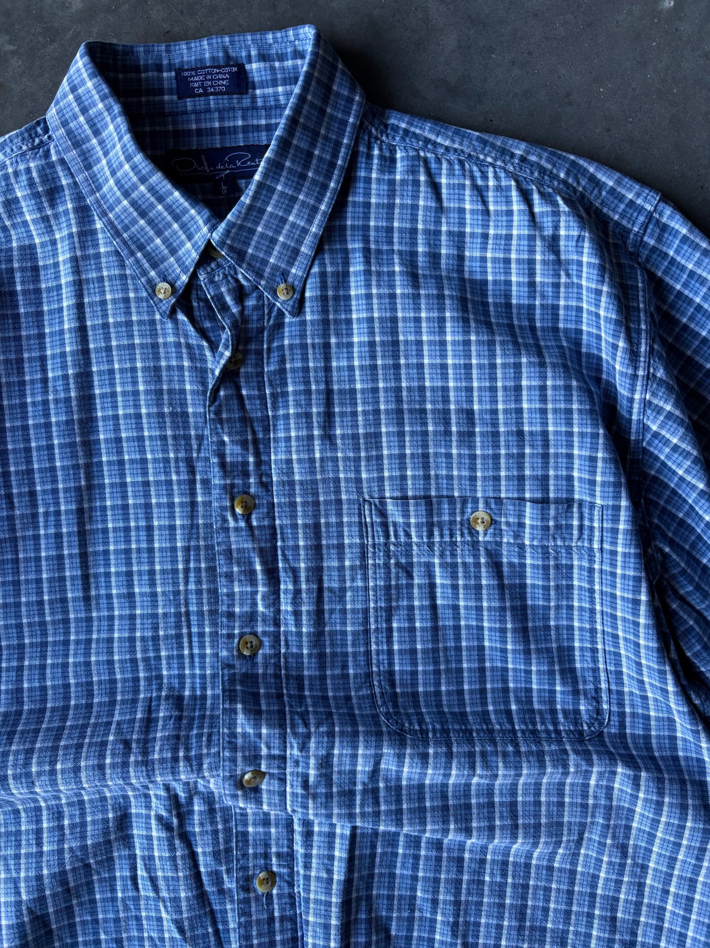 Vintage Crop Button Up