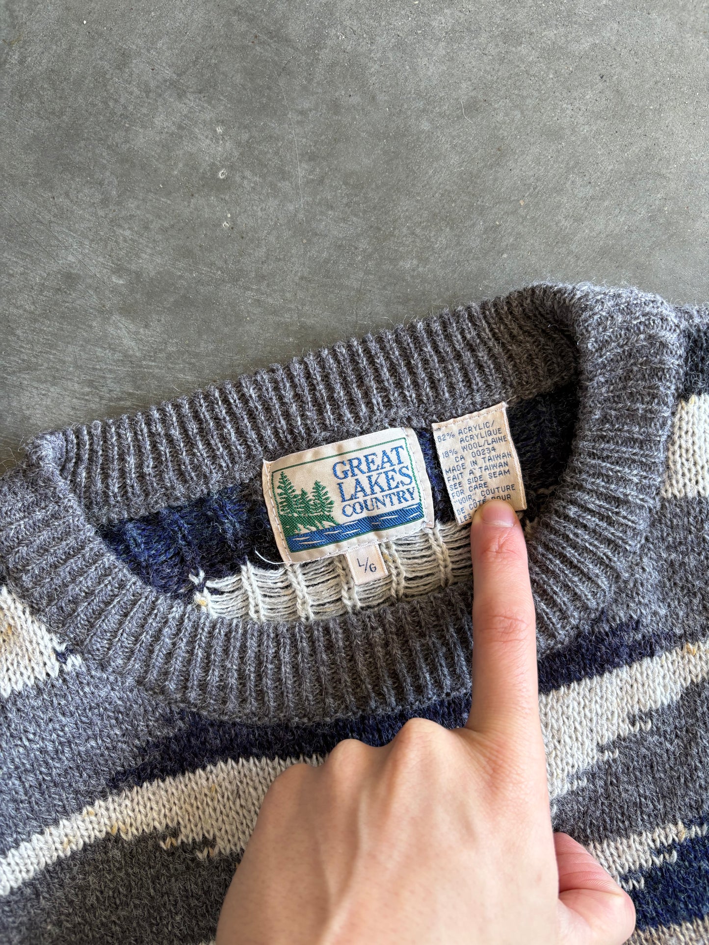 Vintage Knit “Great Lakes”
