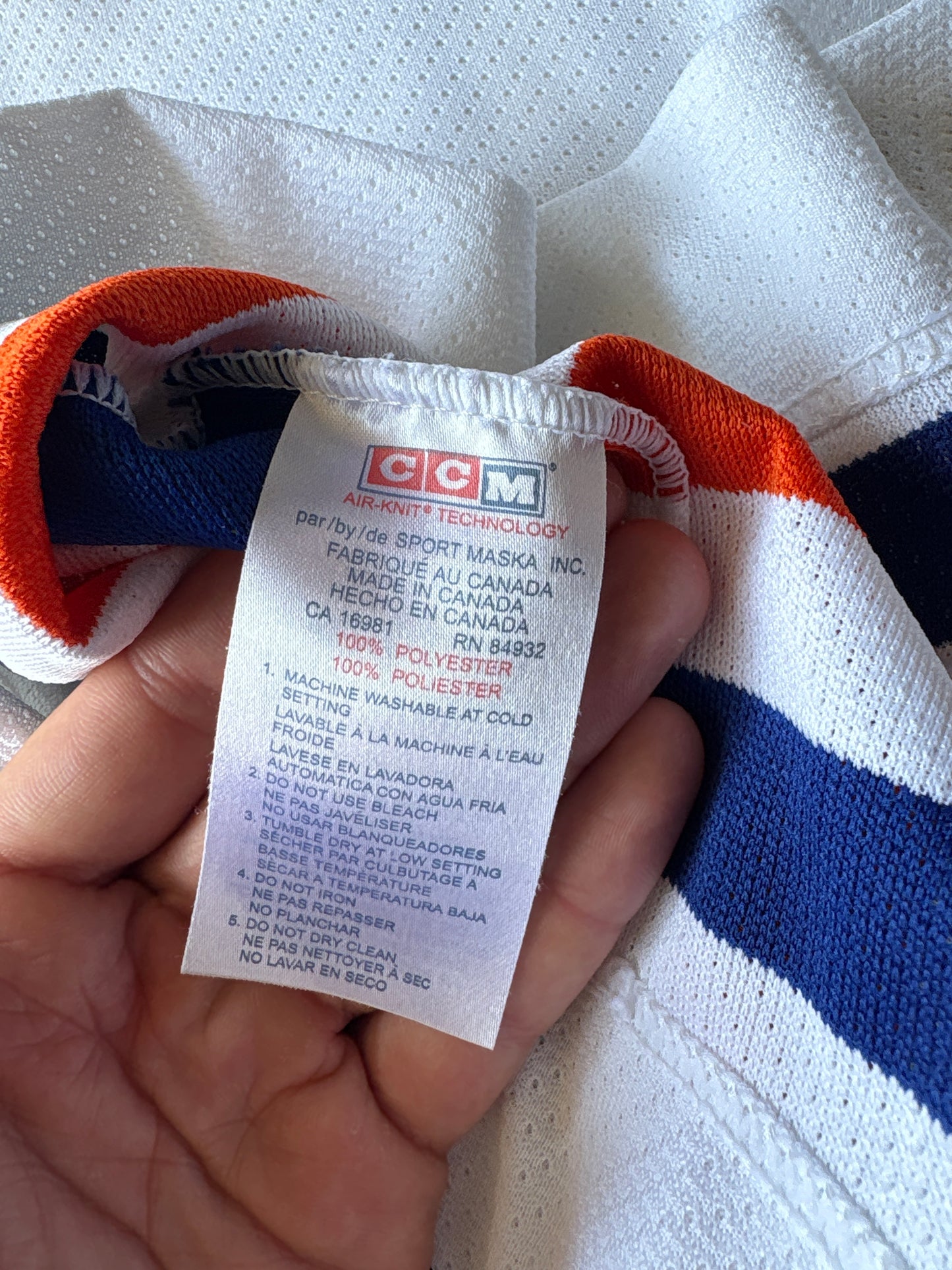 Vintage Oilers Jersey