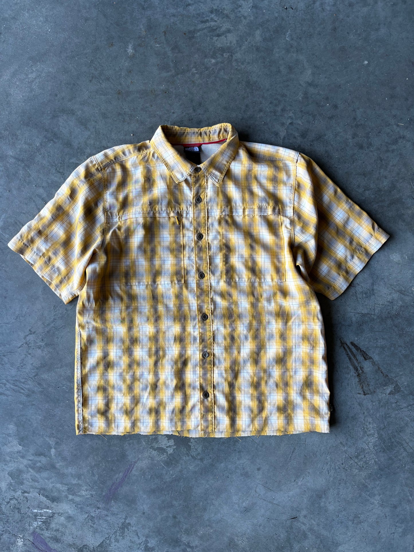 North Face Crop Button Up