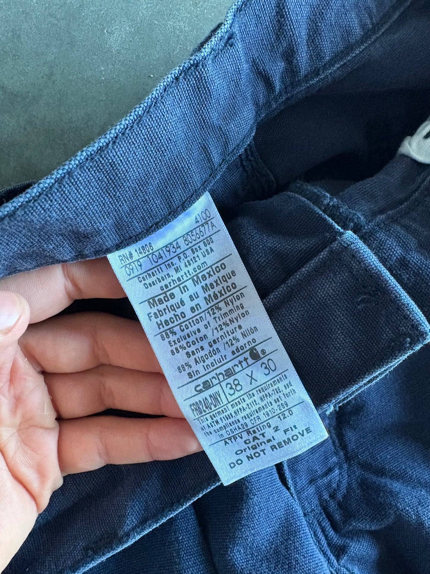 Navy Carhartt Cargo Pants