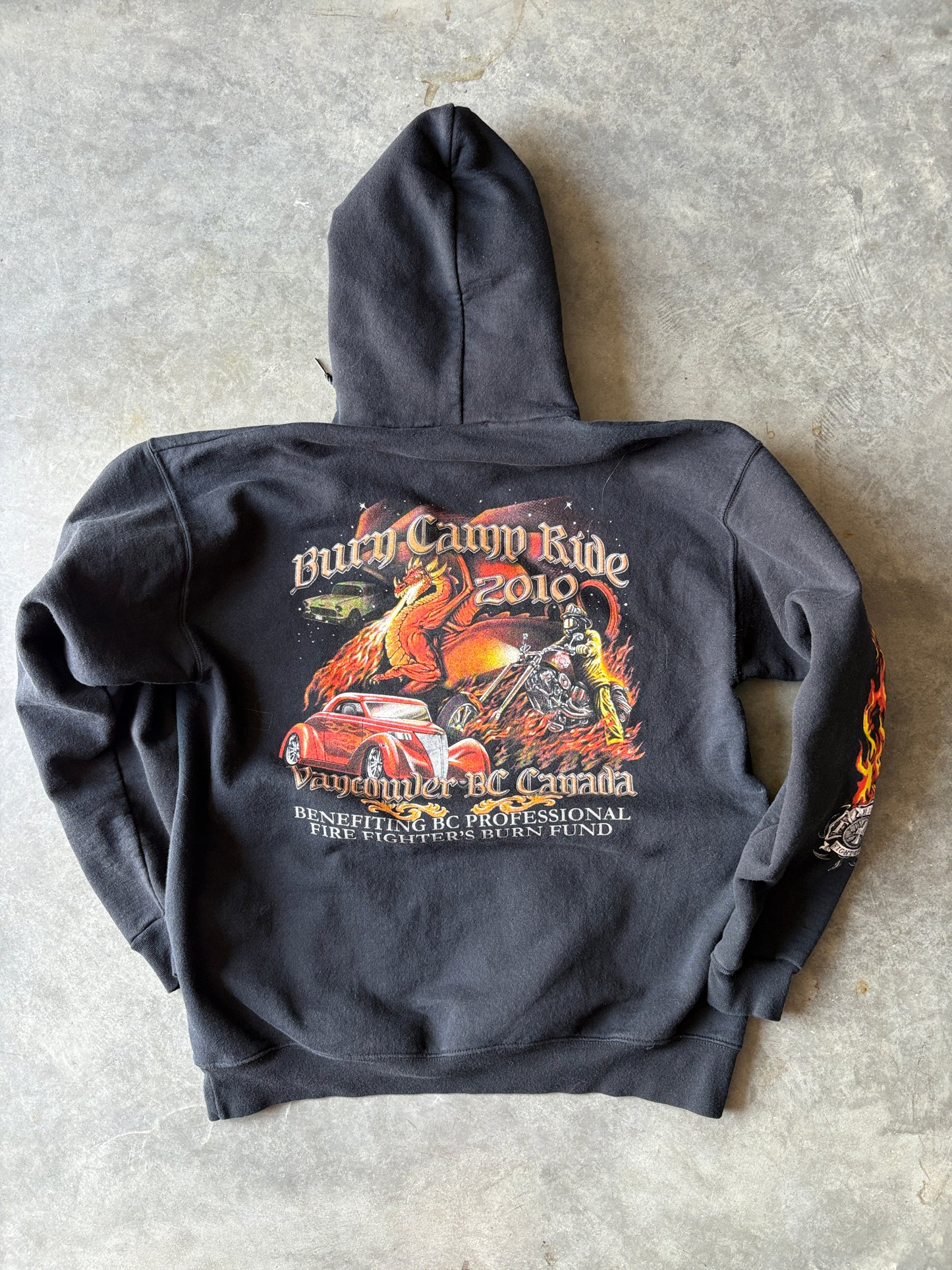 Fire Fighter Flame Hit Hoodie