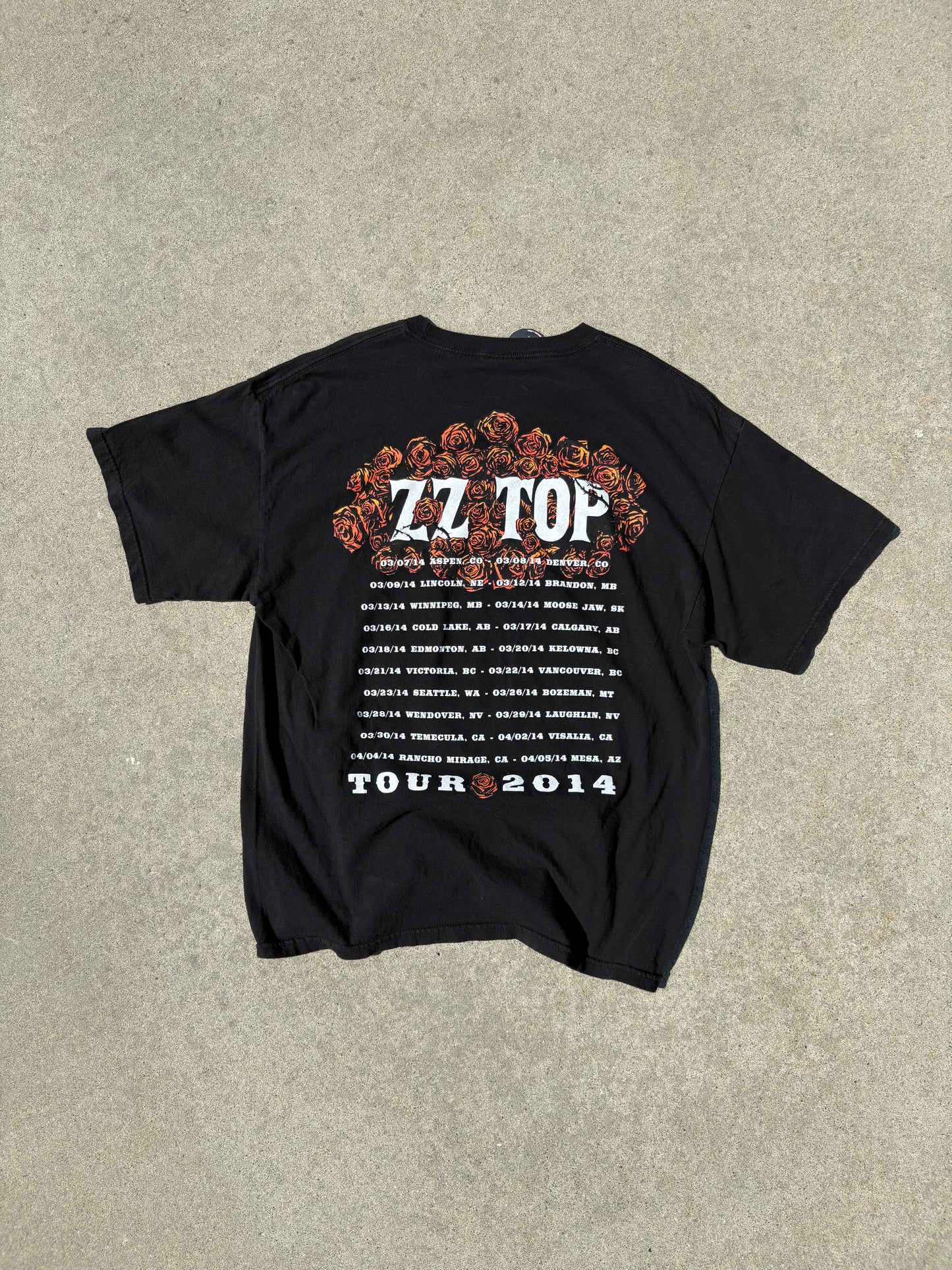 2014 ZZ Top Tour Tee