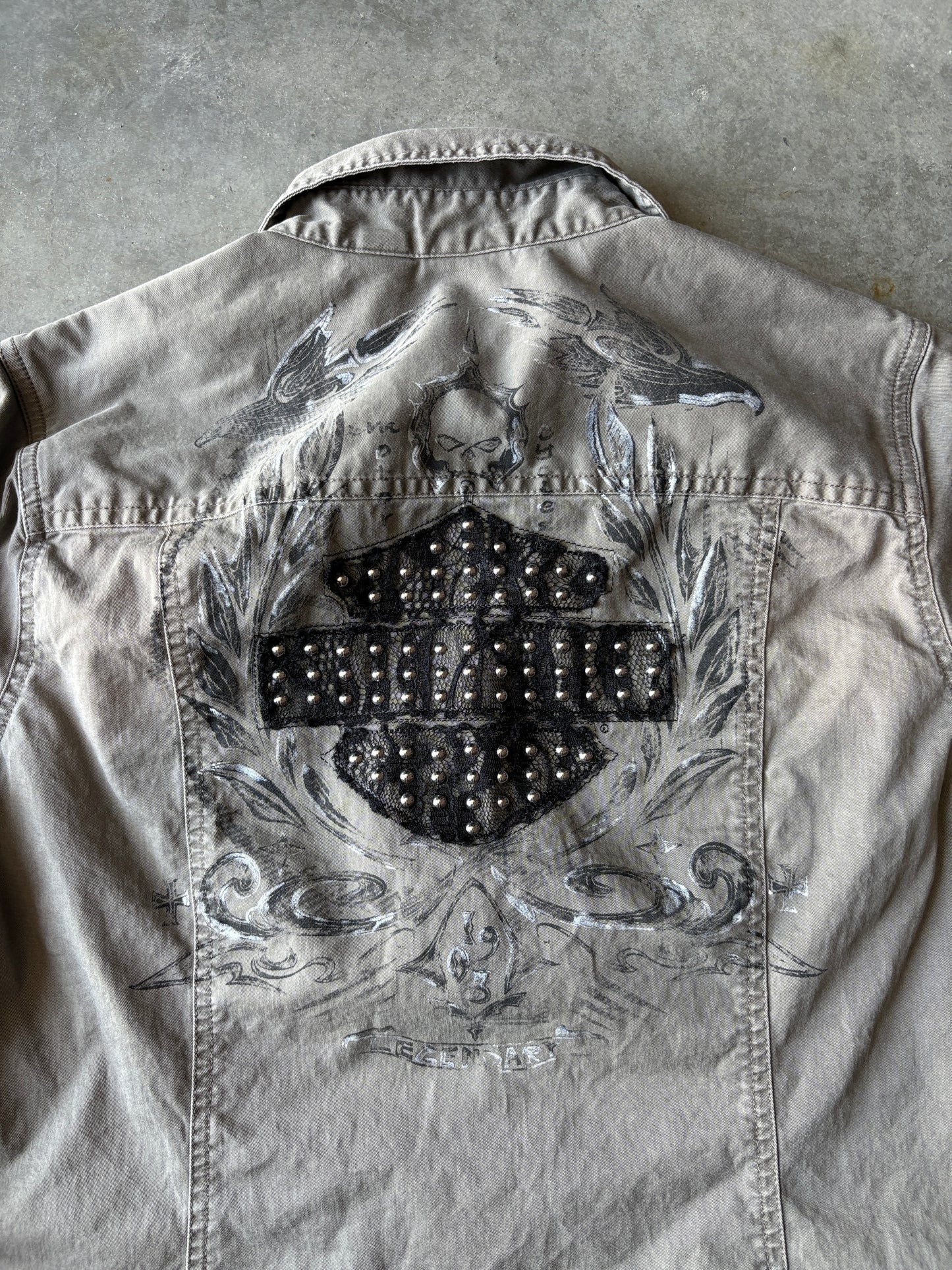 Harley Davidson Long Sleeve Button Up