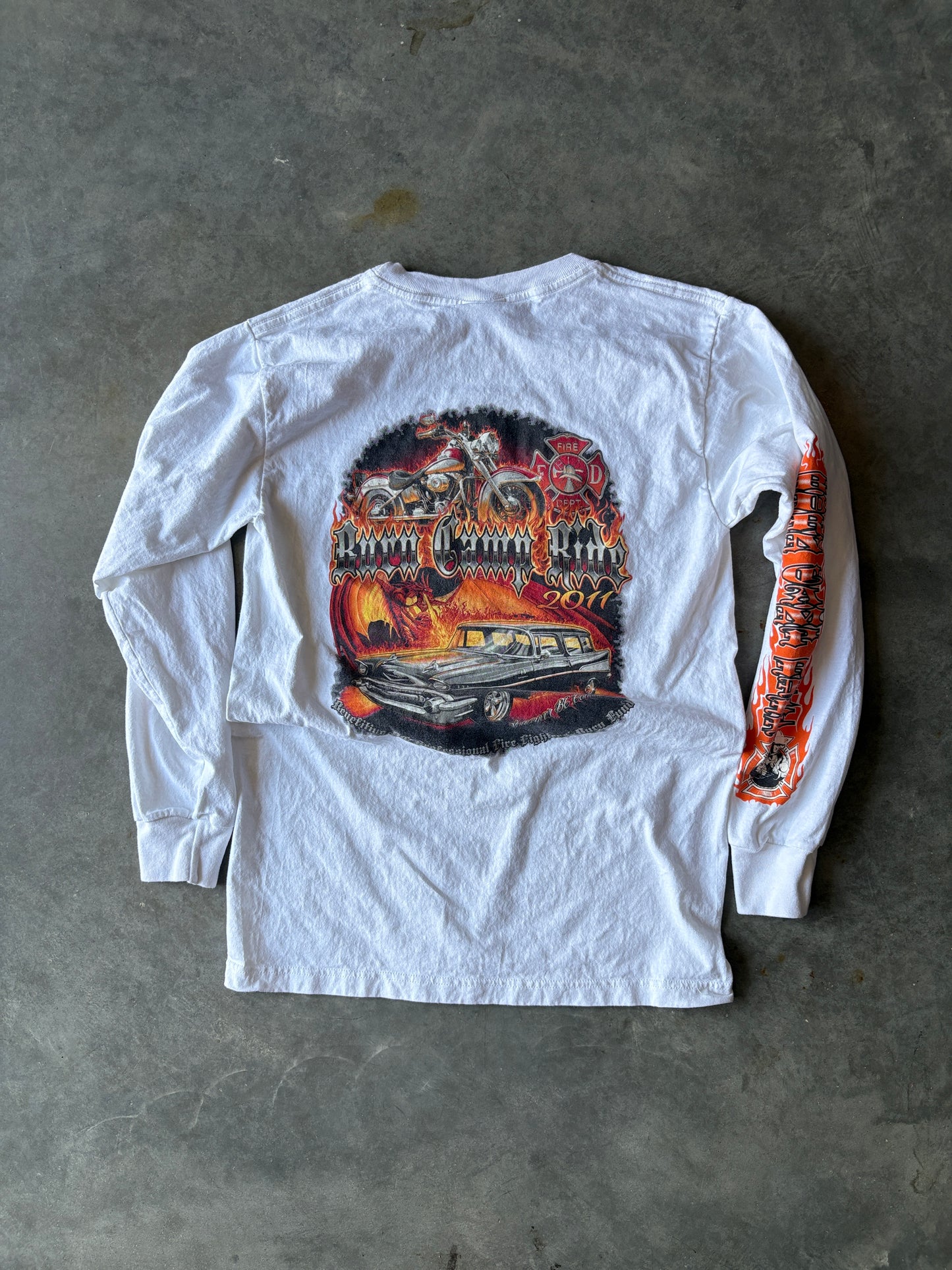 Vintage Fire Fighter Long Sleeve