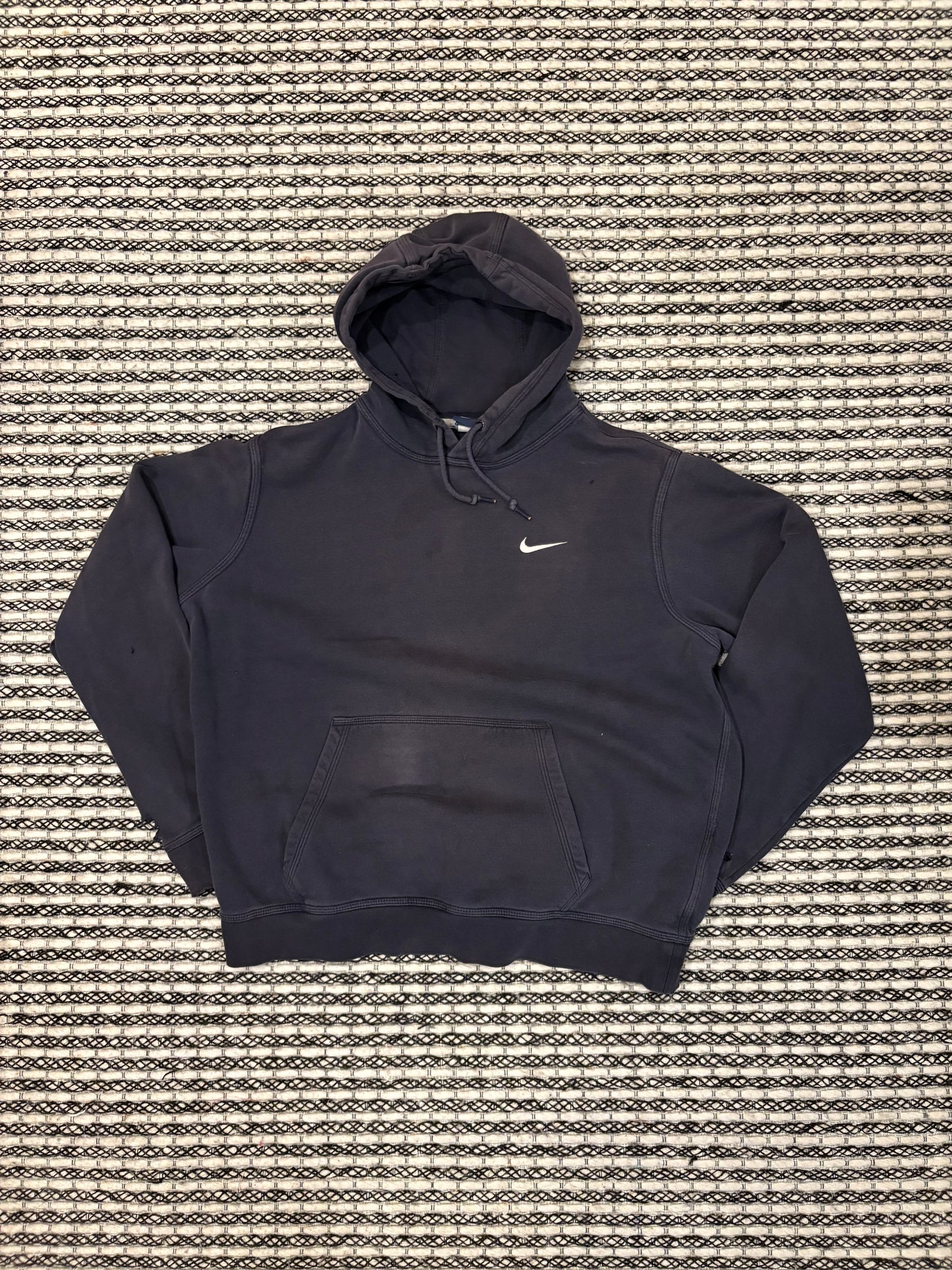 Vintage Navy Distressed Nike Hoodie