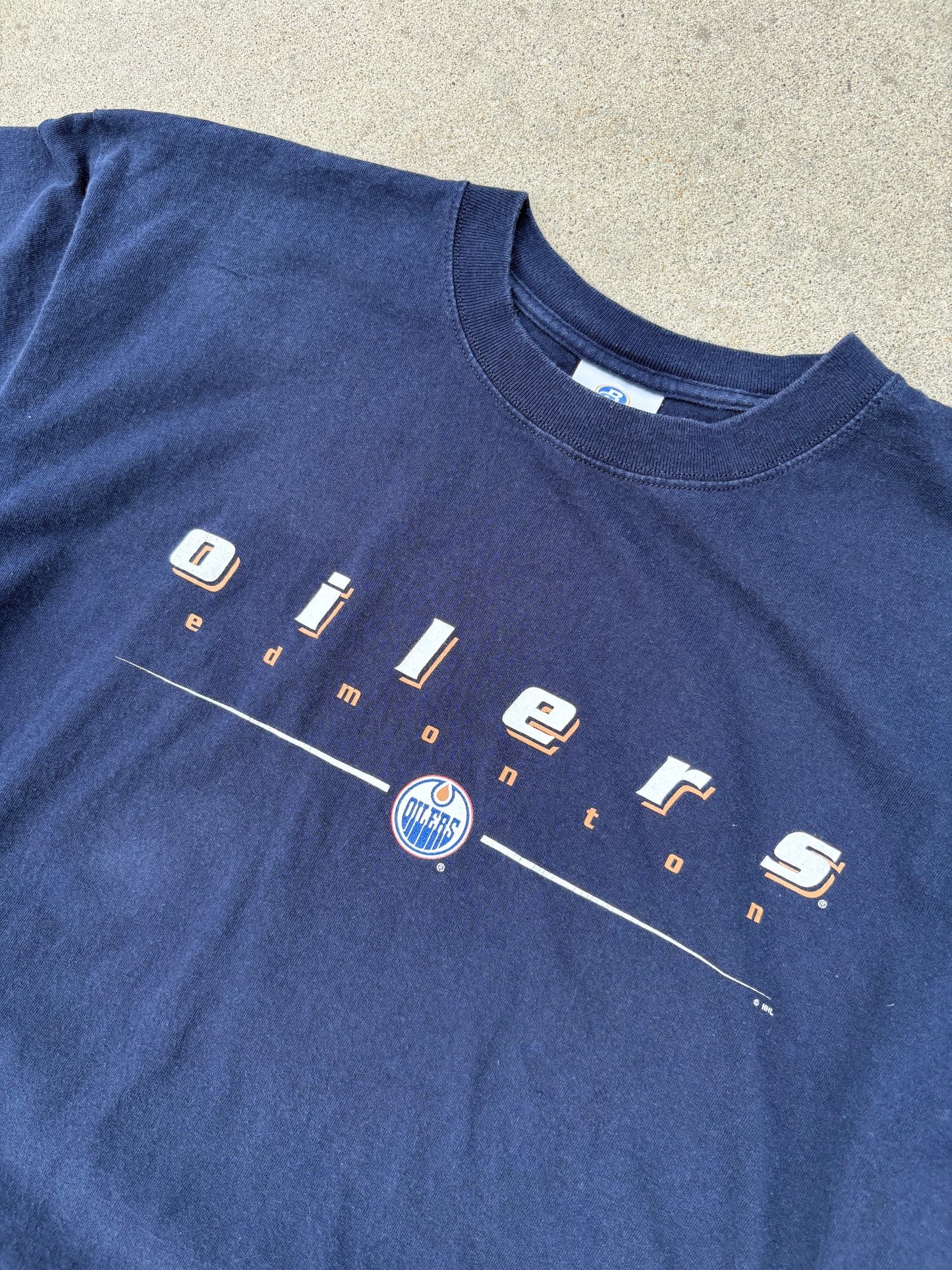 Edmonton Oilers Spell Out Tee