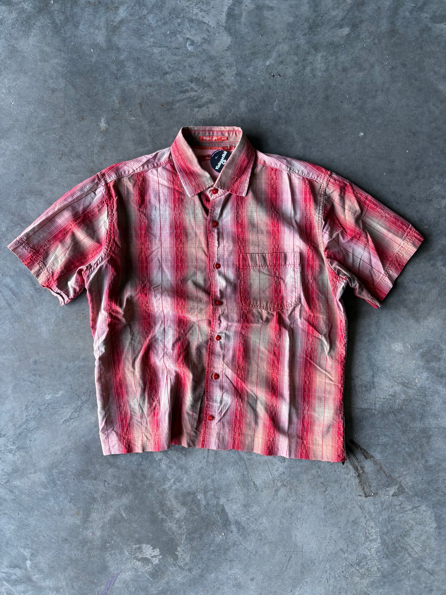 Point Zero Crop Button up
