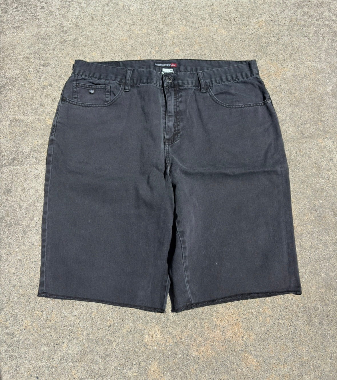 QuickSilver Black Jorts
