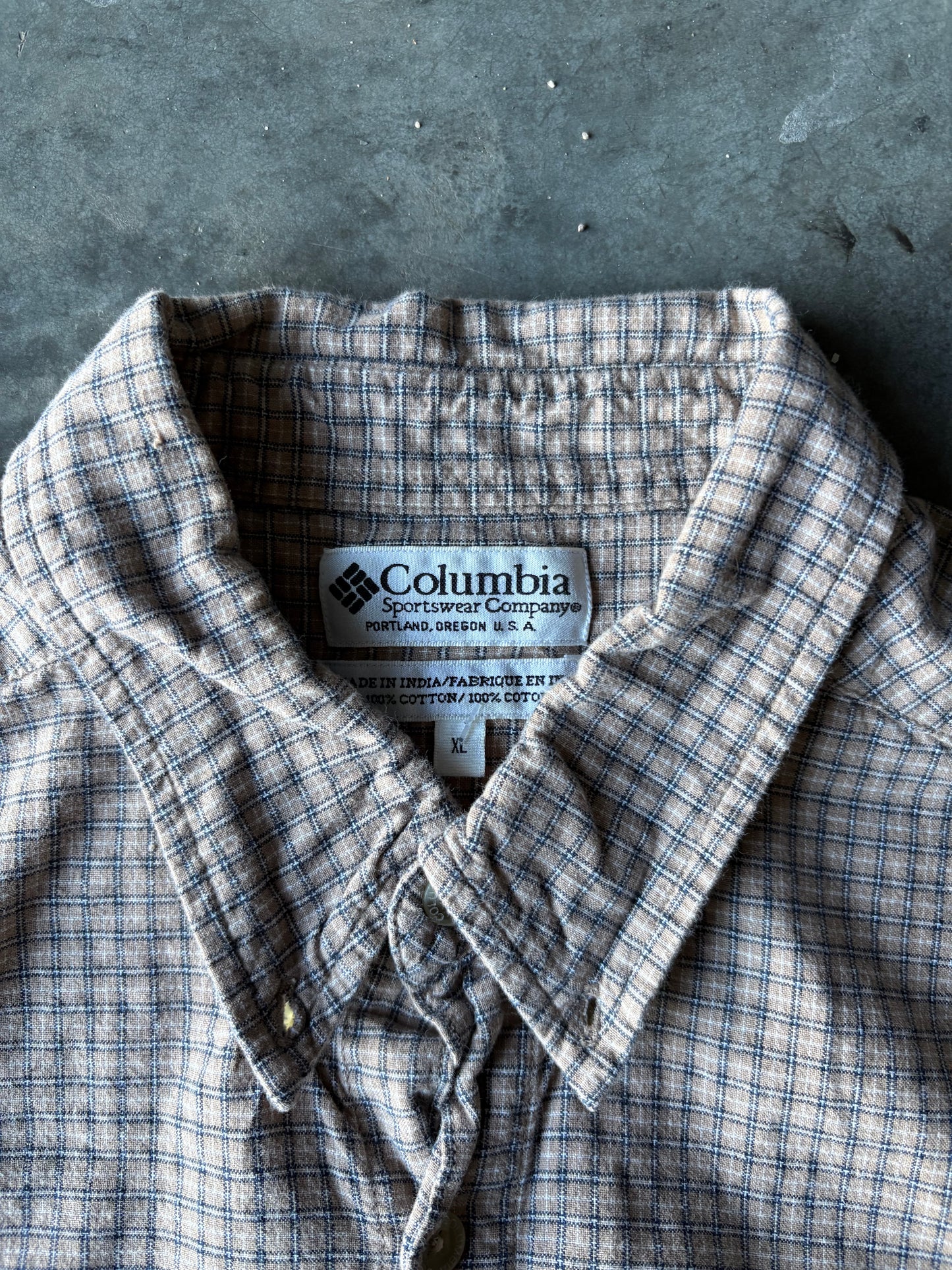 Columbia Crop Button Up