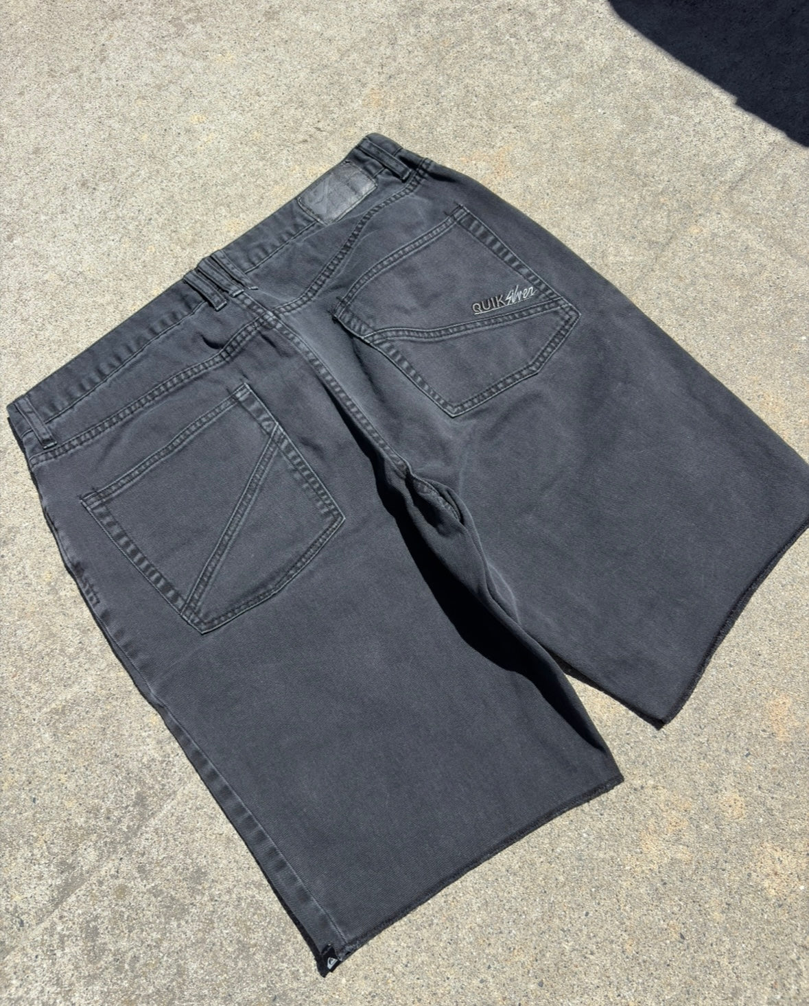 QuickSilver Black Jorts