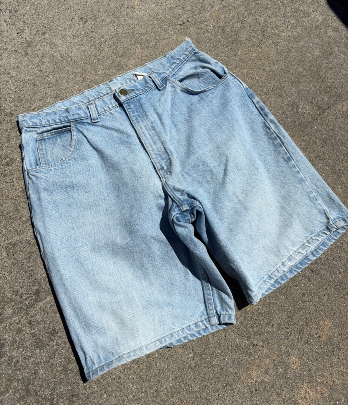 Washed Jean Jorts