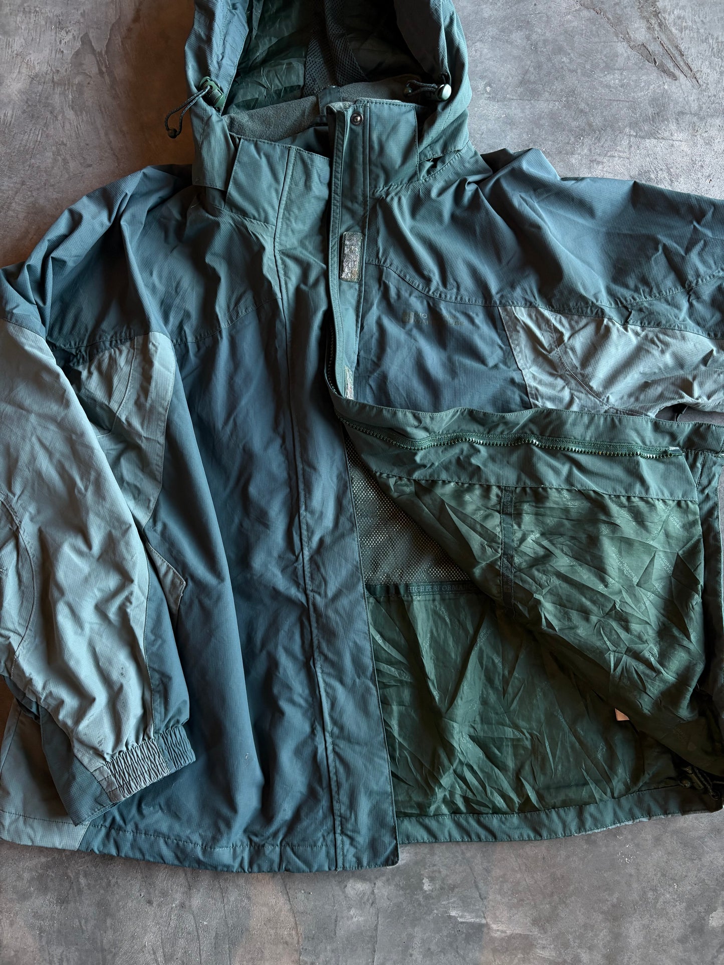 Mountain Warehouse Green Rain Jacket
