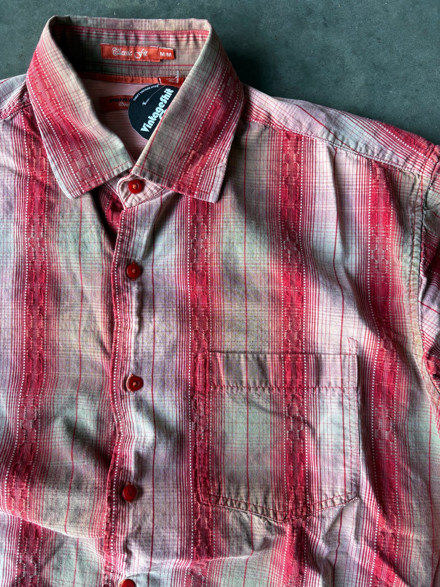 Point Zero Crop Button up