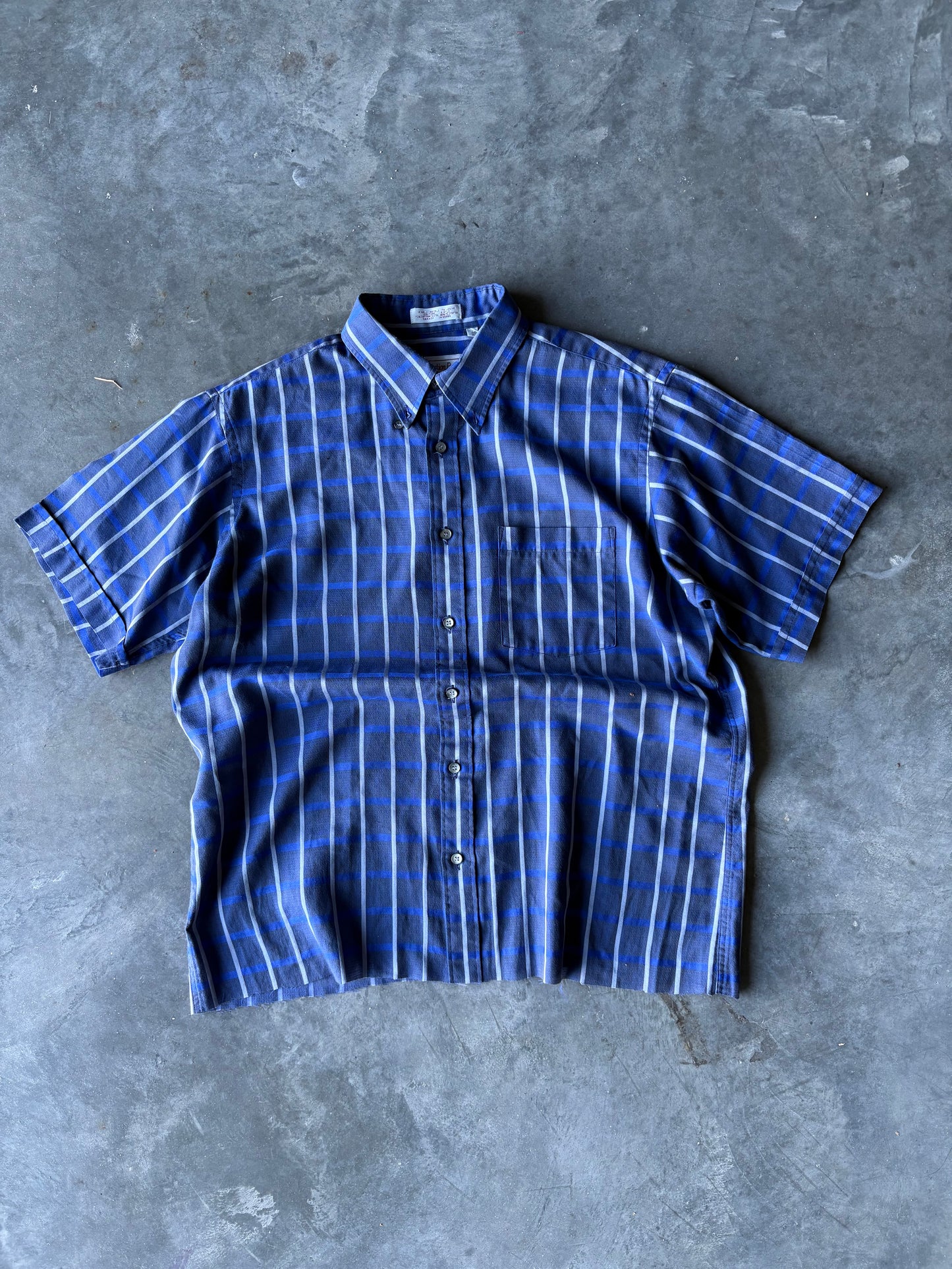 Vintage Crop Button Up