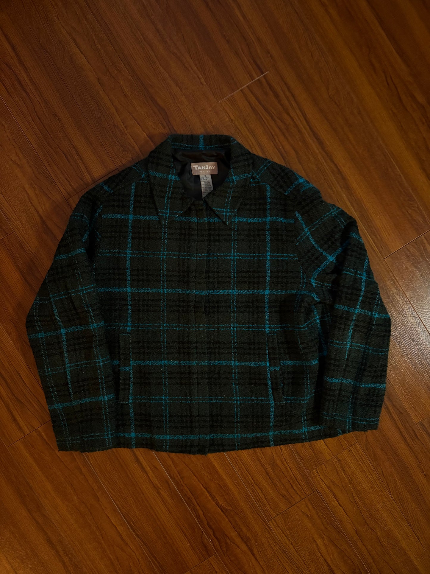 Vintage Ladies Plaid Jacket