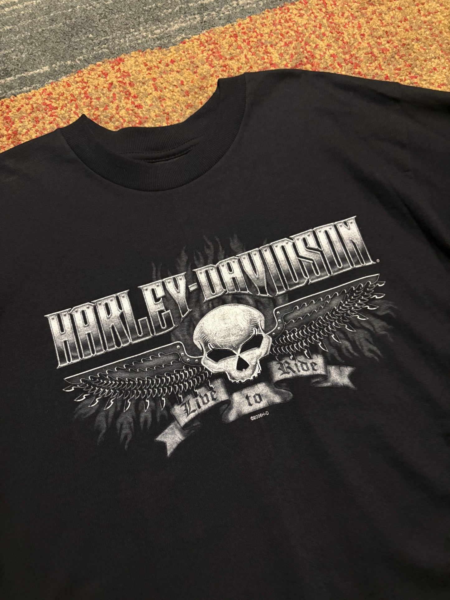 2006 Skull Harley Davidson Tee