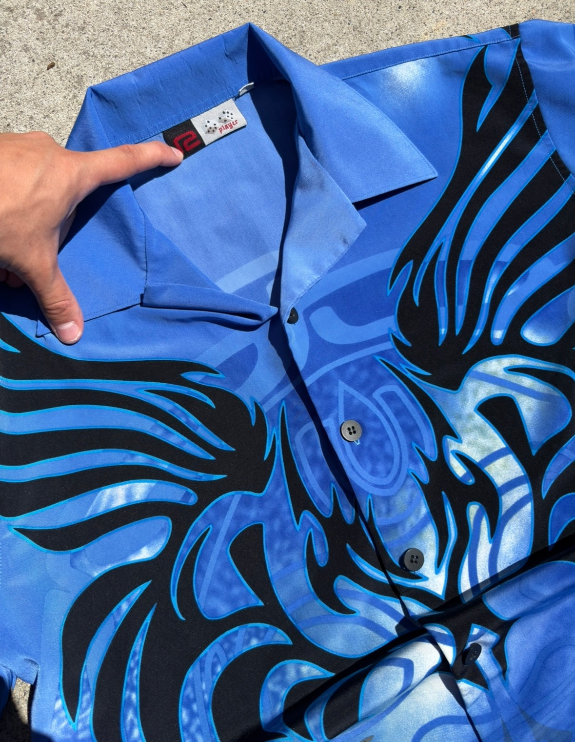 y2k Bowling Button Up