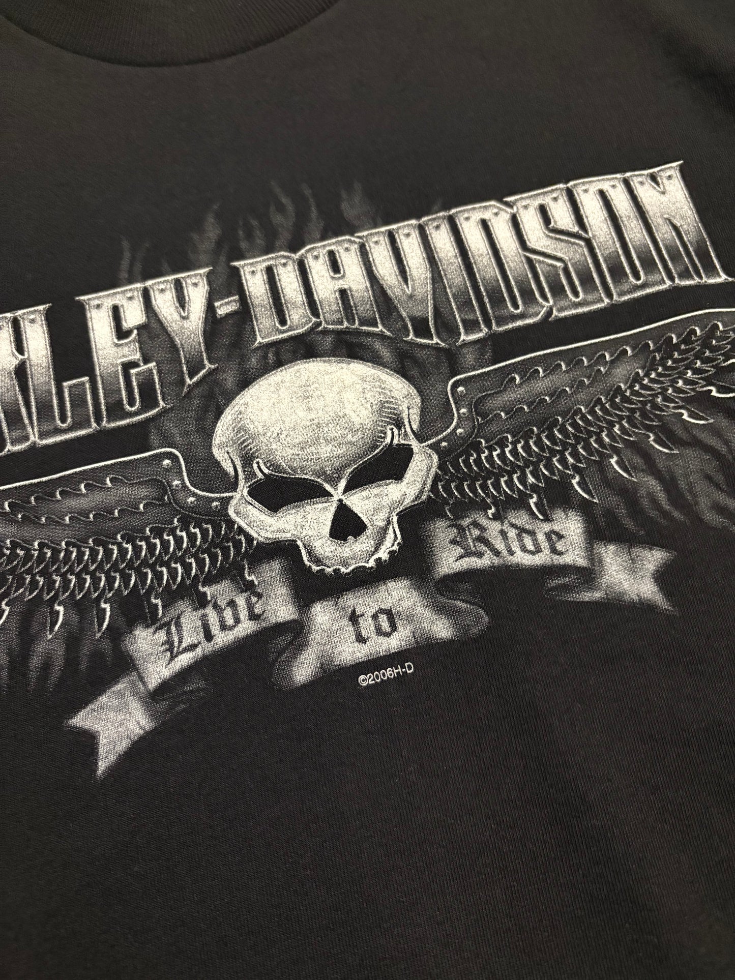 2006 Skull Harley Davidson Tee