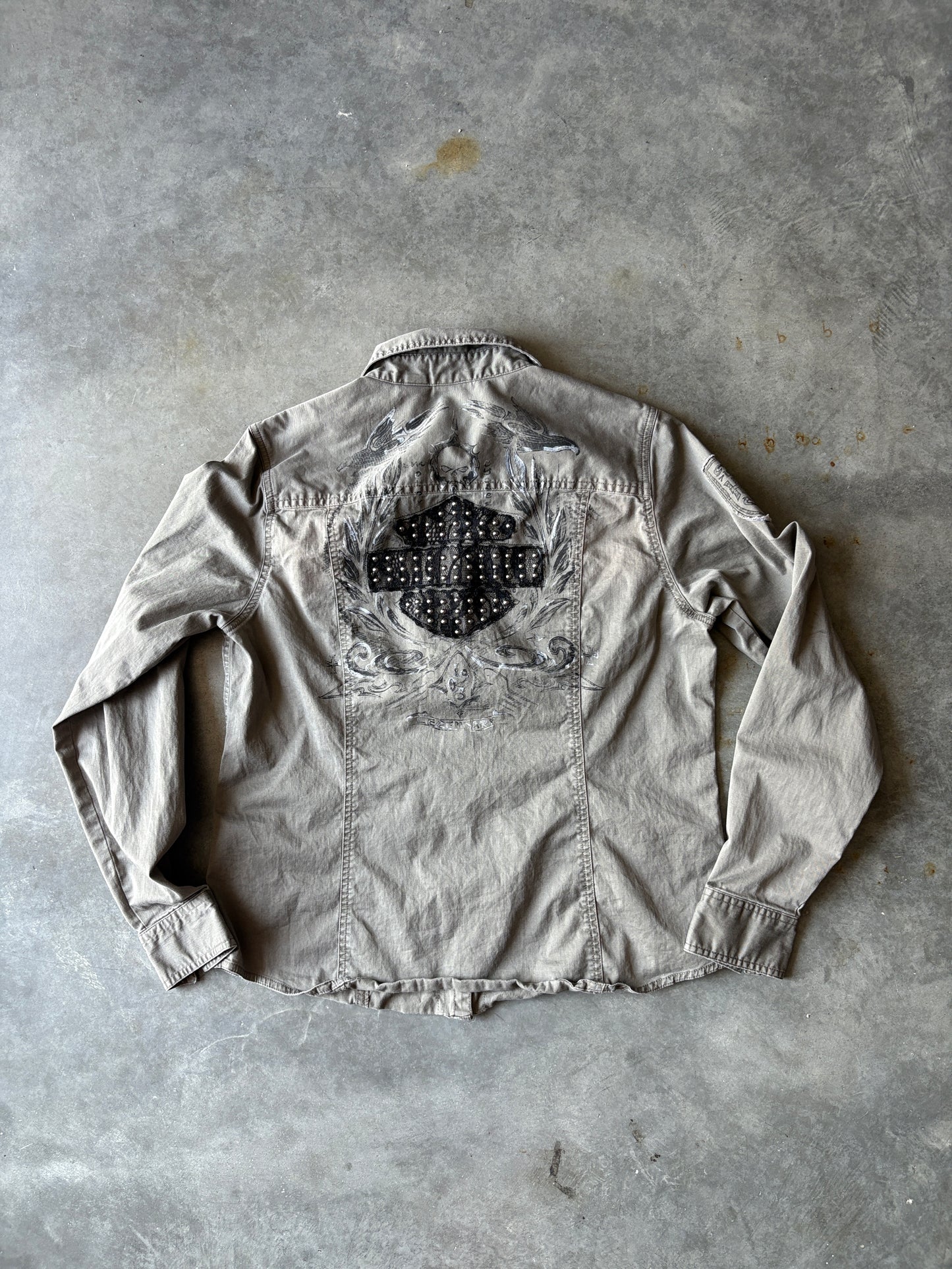 Harley Davidson Long Sleeve Button Up