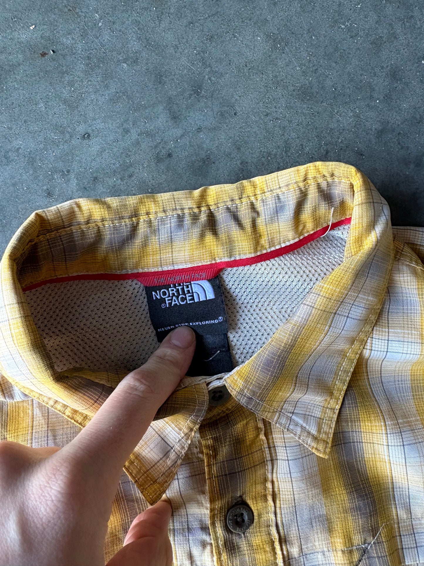 North Face Crop Button Up