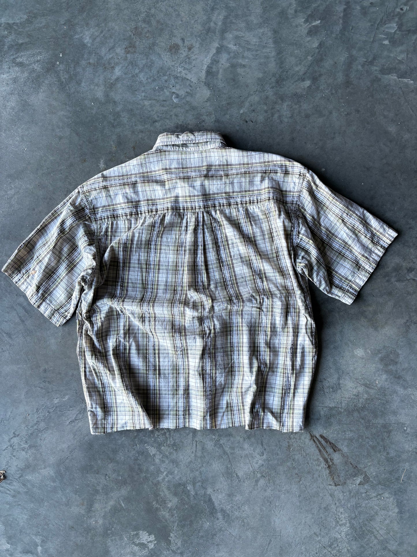 Haggar Crop Button Up