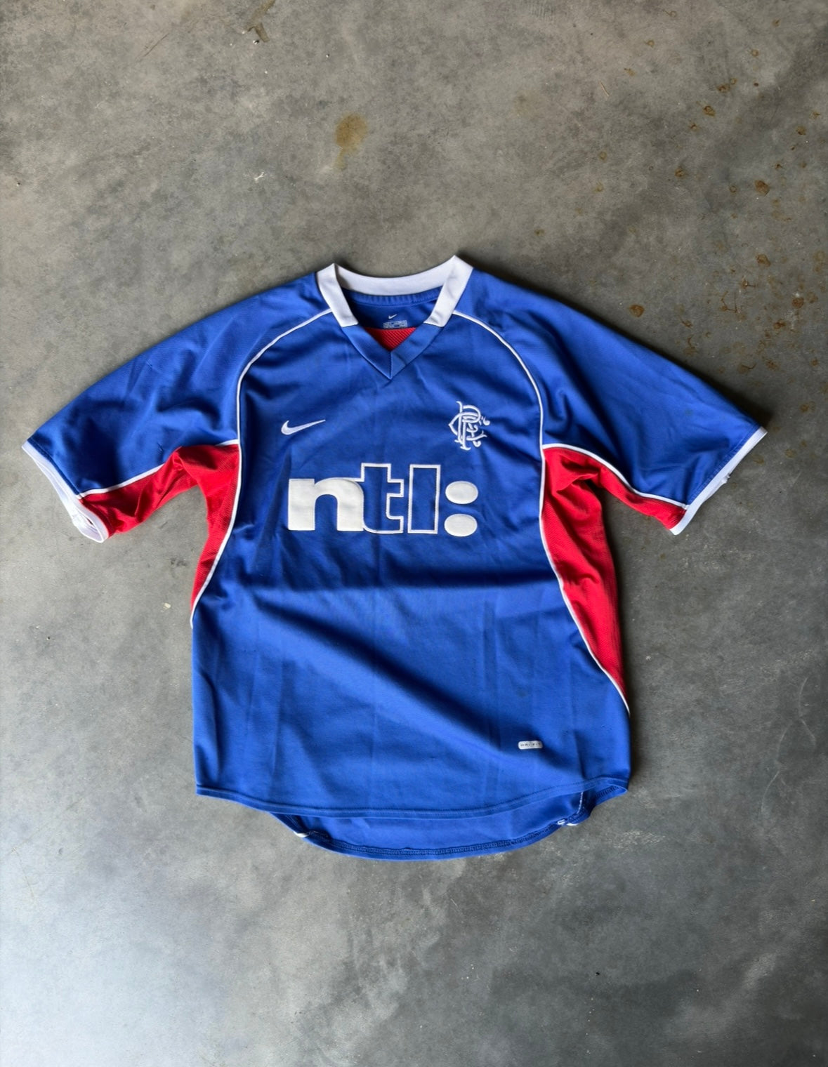 2001/2002 Glasgow Rangers Home Jersey